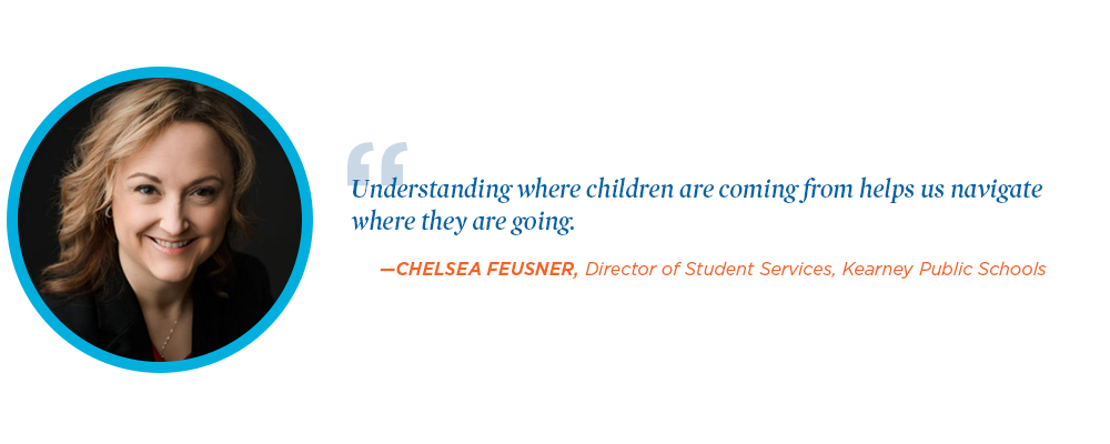 Chelsea Feusner quotation about the importance of transitions